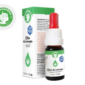 Olio CBD (10% Bio) Cristalli Cannadorra 10ml
