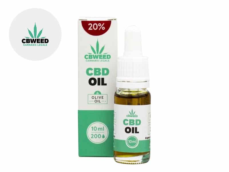 Olio CBD (20% Bio) Olio d'oliva Cbweed 10ml
